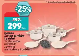 Biedronka Zestaw garnków i patelni Klausberg oferta