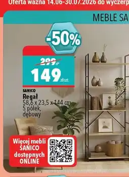 Biedronka Regał Sanico oferta