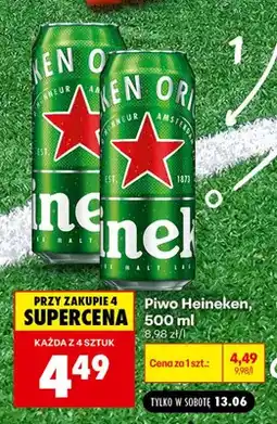 Biedronka Piwo Heineken oferta