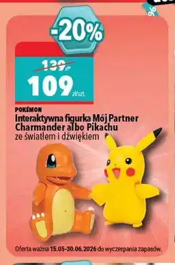 Biedronka Interaktywna figurka Mój Partner Charmander Pokémon ze światłem i dźwiękiem oferta