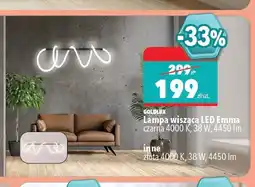 Biedronka Lampa wisząca LED Goldlux Emma czarna oferta