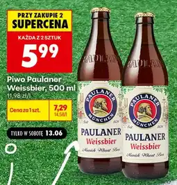 Biedronka Piwo Paulaner Weissbier oferta