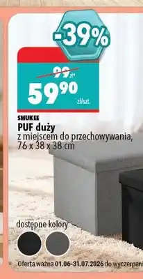 Biedronka Puf duży Smukee oferta