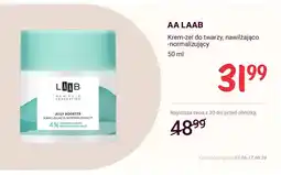 Rossmann Krem-żel do twarzy nawilżająco-normalizujący AA LAAB oferta