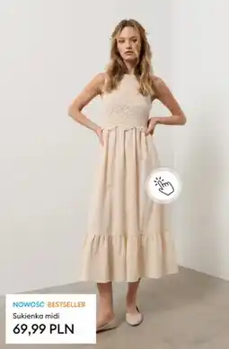 Sinsay Sukienka midi oferta