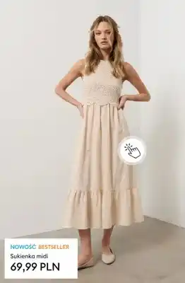 Sinsay Sukienka midi oferta
