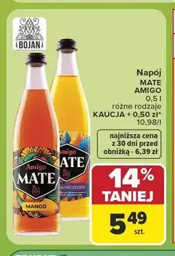 Carrefour Napój Mate Amigo Mango oferta