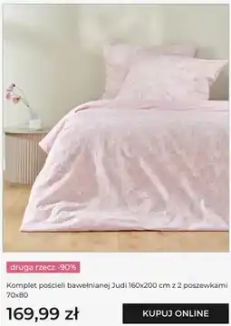 Home&You Komplet pościeli bawełnianej Judi home&you 160x200 cm z 2 poszewkami 70x80 oferta
