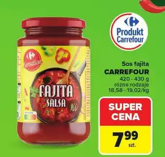Sos fajita Carrefour Sensation
