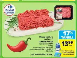 Carrefour Mięso mielone wołowe Carrefour oferta