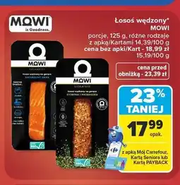 Carrefour Łosoś wędzony na gorąco naturalny smak Mowi oferta