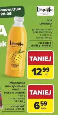 Carrefour Sok pomarańczowy Limenita oferta