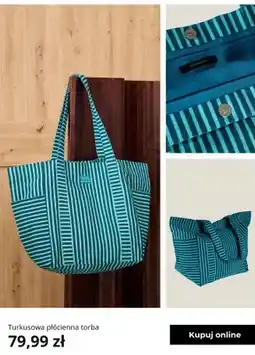 Greenpoint Torba płócienna Greenpoint turkusowa oferta