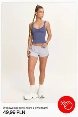 Cropp Spodenki dresowe micro z gwiazdami Cropp oferta
