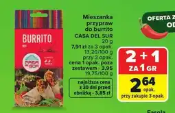 Carrefour Mieszanka przypraw do burrito Casa del Sur oferta