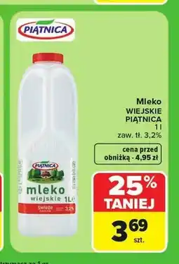 Carrefour Mleko Wiejskie Piątnica oferta