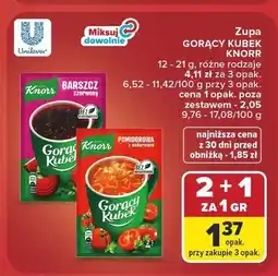 Carrefour Zupa Gorący Kubek Knorr Pomidorowa z makaronem oferta