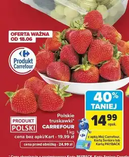 Carrefour Truskawki polskie Carrefour oferta