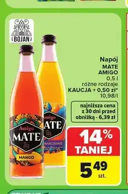 Carrefour Napój Mate Amigo Mango oferta