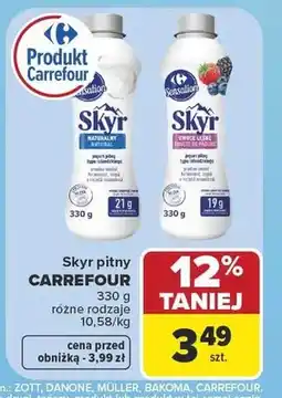 Carrefour Skyr pitny Carrefour Sensation oferta