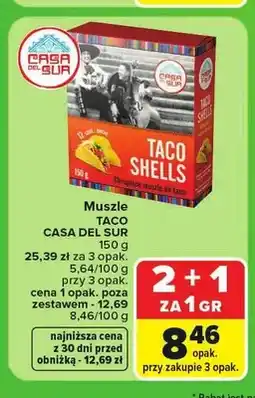Carrefour Muszle Taco Casa Del Sur oferta