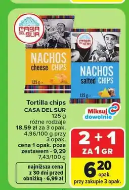 Carrefour Tortilla chips Casa Del Sur Cheese oferta