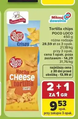 Carrefour Tortilla chips Crispy Poco Loco oferta
