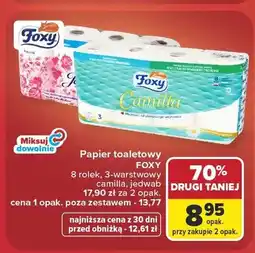 Carrefour Papier toaletowy Foxy Jedwab oferta