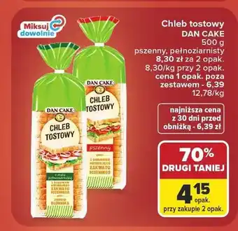 Carrefour Chleb tostowy pszenny Dan Cake oferta