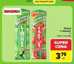 Carrefour Napój Tymbark Limonka oferta