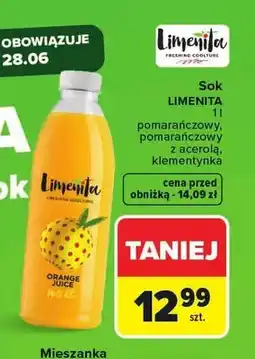 Carrefour Sok pomarańczowy Limenita oferta