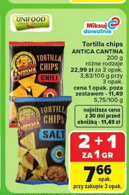 Carrefour Tortilla chips Antica Cantina Chili oferta
