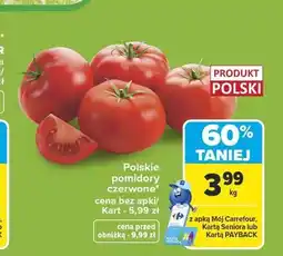 Carrefour Pomidory czerwone polskie oferta