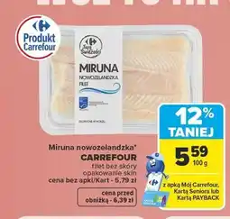 Carrefour Miruna nowozelandzka filet bez skóry Carrefour oferta