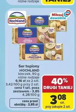 Carrefour Ser topiony z szynką Hochland oferta