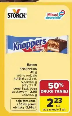 Carrefour Baton Knoppers Orzechowy oferta