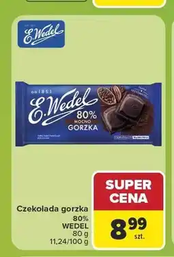 Carrefour Czekolada gorzka E.Wedel 80% oferta