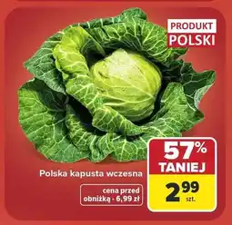 Carrefour Kapusta wczesna polska oferta