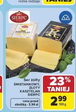 Carrefour Ser żółty Śmietankowy Sierpc oferta