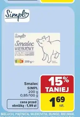 Carrefour Smalec wieprzowy Simpl oferta