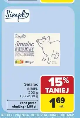 Carrefour Smalec wieprzowy Simpl oferta