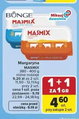 Carrefour Margaryna Masmix Ekstra Śmietankowy oferta