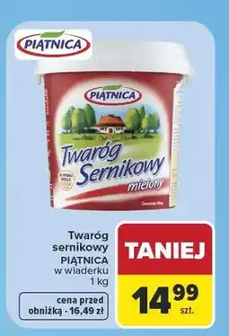 Carrefour Twaróg sernikowy bez laktozy Piątnica oferta