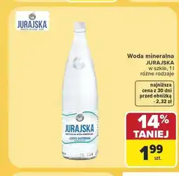 Carrefour Woda mineralna Jurajska lekko gazowana oferta
