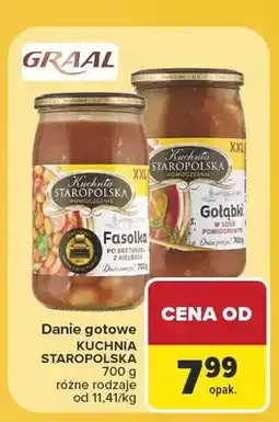 Carrefour Danie gotowe Fasolka po bretońsku z kiełbasą Kuchnia Staropolska oferta