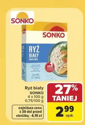 Carrefour Ryż biały Sonko 4-pak oferta