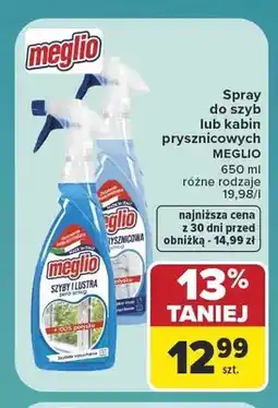 Carrefour Spray do kabin prysznicowych Meglio oferta