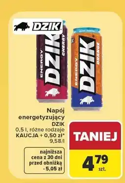 Carrefour Napój energetyzujący Dzik Cherry oferta