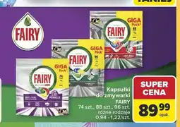 Carrefour Kapsułki do zmywarki Fairy Platinum Plus 74-pak oferta