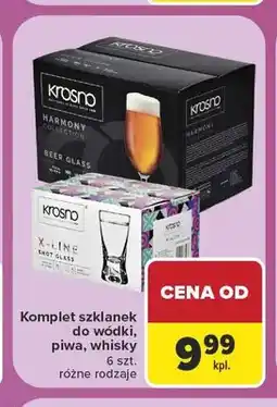 Carrefour Komplet szklanek Krosno oferta